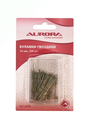 Булавок-гвоздиков, 34мм, 200 шт/уп