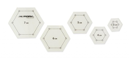 Набор шаблонов "Шестиугольники" Набор шаблонов "Шестиугольники"