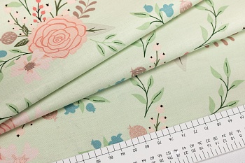 Ткань 100% хлопок [SC8160-MINT]