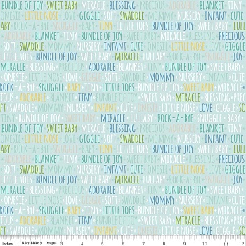 Ткань 100% хлопок [C7854-LTBLUE]