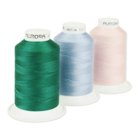 Нить армированная Artyn № 120 1000м Aurora