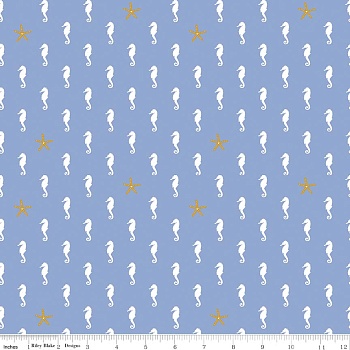 Ткань 100% хлопок [SC7611-PERIWINKLE]