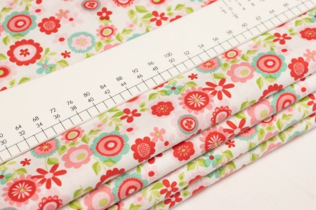 Ткань 100% хлопок [C6942-WHITE]