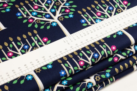 Ткань 100% хлопок [CM6608-NAVY-D]