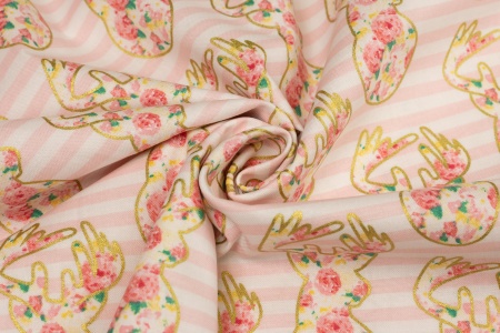 Ткань 100% хлопок [SC6892-PINK]