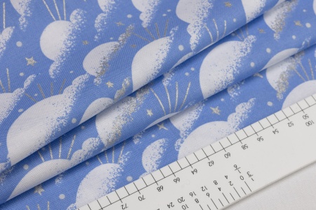 Ткань 100% хлопок [SC8685-BLUE]