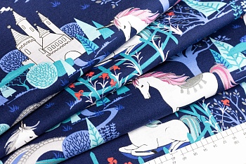 Ткань 100% хлопок [SC8200-NAVY]