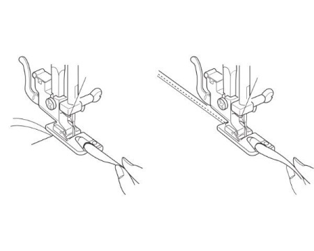 Лапка для шв. маш. для подрубки для Bernette 37 и 38 Лапка для шв. маш. для подрубки для Bernette 37 и 38
