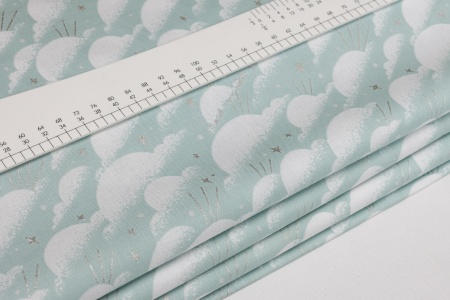 Ткань 100% хлопок [SC8685-MINT]