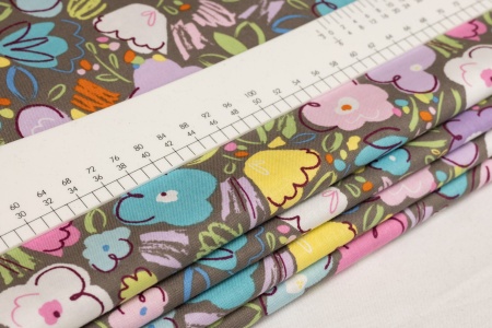 Ткань 100% хлопок [C6952-GRAY]