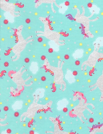 Ткань 100% хлопок [Fun-CM6122-Mint]