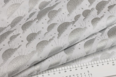 Ткань 100% хлопок [SC8685-WHITE]