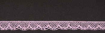 Тесьма кружевная ALFA, 12мм,  цвет светло-розовый Тесьма кружевная ALFA, 12мм,  цвет светло-розовый