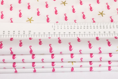 Ткань 100% хлопок [SC7611-WHITE]