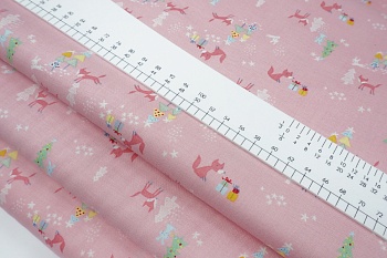 Ткань 100% хлопок [C7312-PINK]