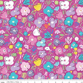 Ткань 100% хлопок [C6952-PINK]