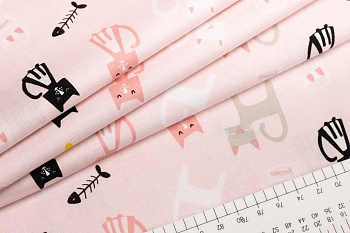 Ткань 100% хлопок [C7840-PINK]