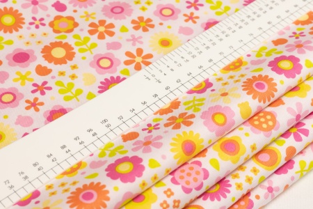 Ткань 100% хлопок [C5961-PINK]