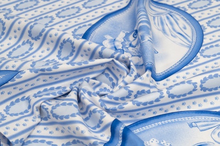 Ткань для лоскутного шитья [CX6343-BLUE-D]