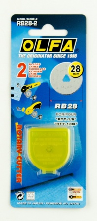 Лезвие круговое OLFA OL-RB28-2 28мм, 2 шт