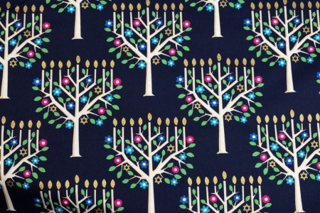 Ткань 100% хлопок [CM6608-NAVY-D]