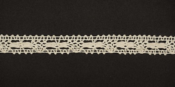 Тесьма кружевная, 13мм, цвет натуральный, ALFA (AF-061-000) Тесьма кружевная, 13мм, цвет натуральный, ALFA (AF-061-000)
