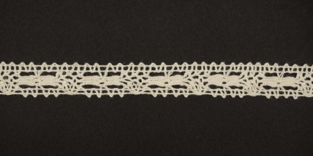Тесьма кружевная, 13мм, цвет натуральный, ALFA (AF-061-000)