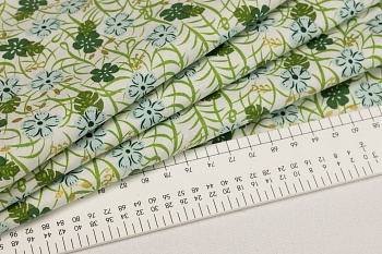 Ткань 100% хлопок [SC7612-WHITE]