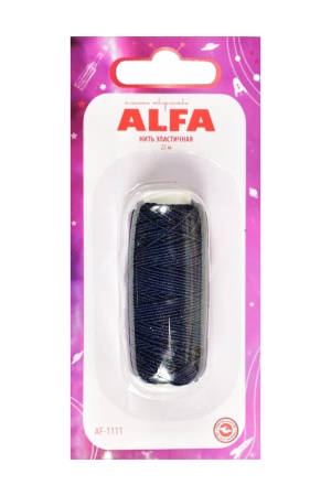 Нить эластичная (резинка)  цв. т. синий