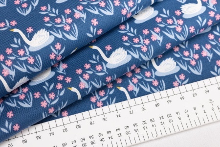 Ткань 100% хлопок [C8823-BLUE]