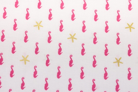 Ткань 100% хлопок [SC7611-WHITE]