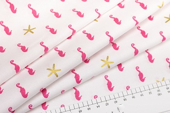 Ткань 100% хлопок [SC7611-WHITE]