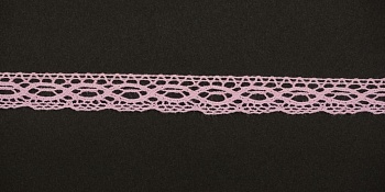 Тесьма кружевная, 15мм,  цвет светло-розовый, ALFA Тесьма кружевная, 15мм,  цвет светло-розовый, ALFA