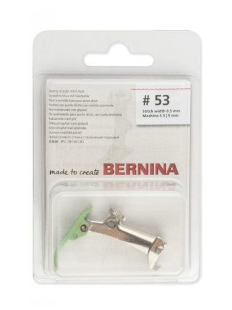 Лапка №53 прямострочная тефлоновая Bernina Лапка №53 прямострочная тефлоновая Bernina