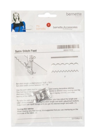 Лапка для шв. маш. Bernette для сатиновых строчек (55) Лапка для шв. маш. Bernette для сатиновых строчек (55)