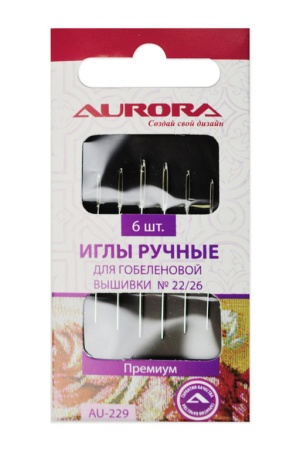Иглы ручные для гобеленовой вышивки № 22/26