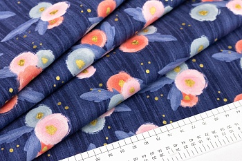 Ткань 100% хлопок [SC8650-NAVY]