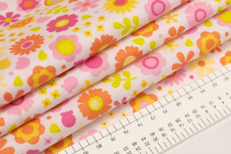 Ткань 100% хлопок [C5961-PINK]