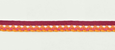Тесьма кружевная, цвет мультиколор, 15мм (7362EL/PL5/LY5)
