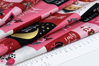 Ткань 100% хлопок [SC7620-BLACK]