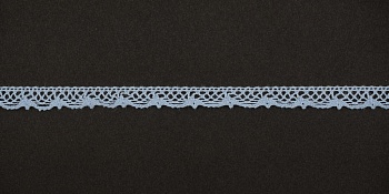 Тесьма кружевная, 13мм,  цвет светло-голубой, ALFA Тесьма кружевная, 13мм,  цвет светло-голубой, ALFA