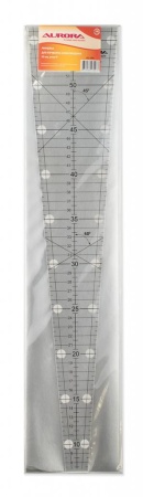 Линейка для пэчворка (клиновидная)