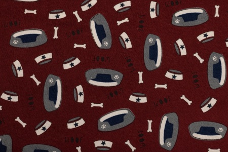 Ткань 100% хлопок [C7551-BURGUNDY]