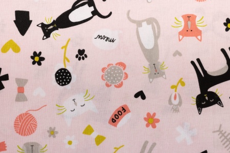 Ткань 100% хлопок [C6560-PINK]