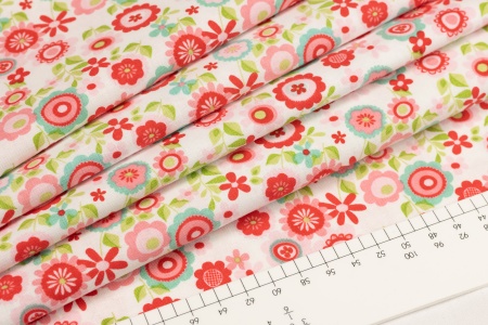 Ткань 100% хлопок [C6942-WHITE]