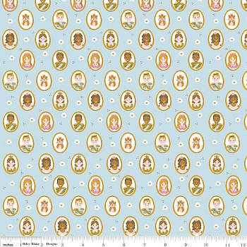 Ткань 100% хлопок [C7093-BLUE]