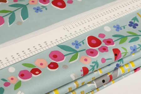 Ткань 100% хлопок [SP8687-MINT]