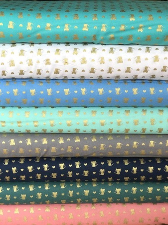 Ткань 100% хлопок [CM7620-AQUA-D]