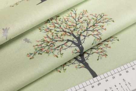 Ткань 100% хлопок [SC8370-GREEN]