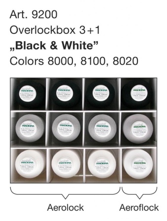 Набор для оверлока Aerolock 9*1200м, Aeroflock 3*1000м (арт. 9200)